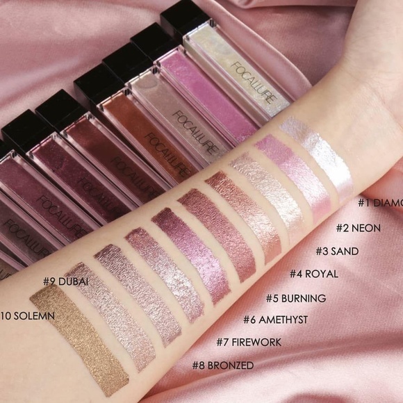 Focallure Makeup New Focallure Glitter Liquid Eyeshadow 2 Poshmark